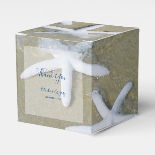 Starfish Beach Wedding Favor Boxes