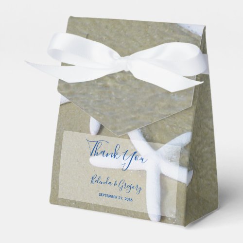 Starfish Beach Wedding  Favor Boxes