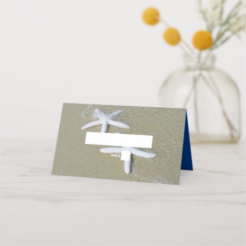 Starfish Beach Wedding Place Card