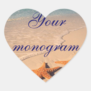 Starfish Beach Wedding Theme Envelope Seals Labels