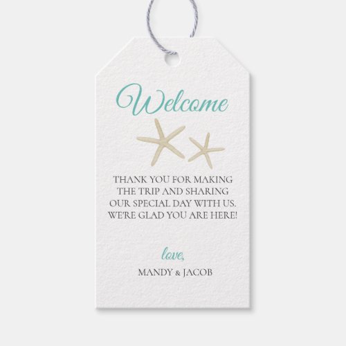 Wedding Tags, Destination Wedding Thank You Welcome Bag, Out