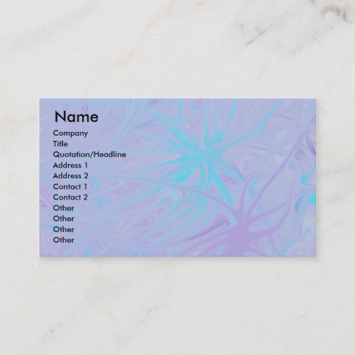 Starfish Business Card