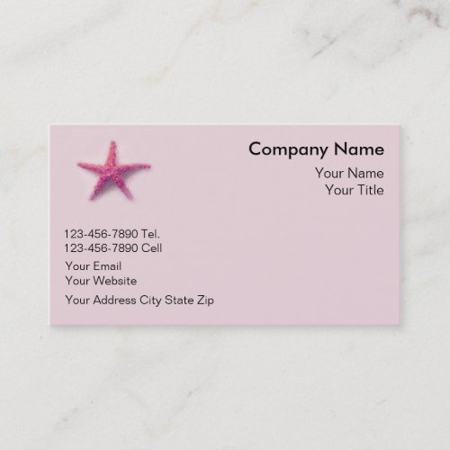 Starfish Business Cards