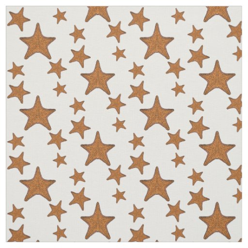 Starfish cartoon illustration fabric