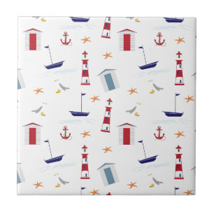starfish ceramic tile