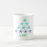 Starfish Christmas Tree Mug