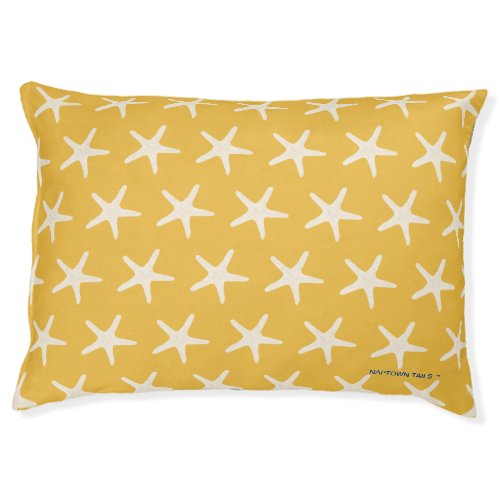 Starfish Coastal Beach Dog Bed