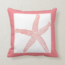 Starfish Coastal Beach Theme Pink White Girly