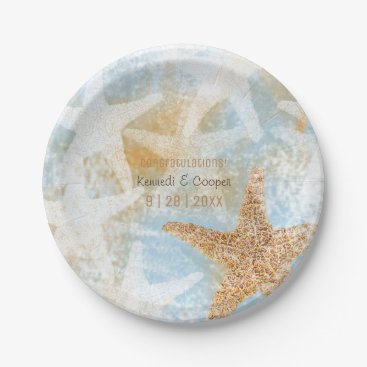 Starfish Coastal Beach Themed Event Paper Plate Starfish Coastal Beach Themed Event Paper Plate