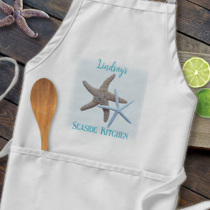 Starfish Coastal Kitchen Pockets Apron