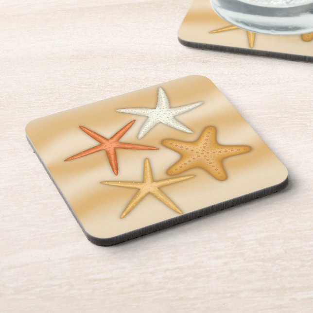 Starfish Coaster Set (Left Side)