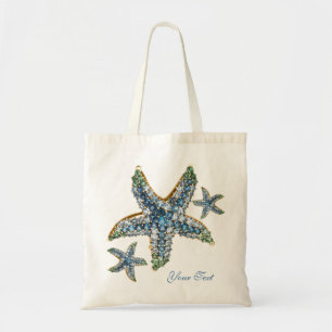 Starfish Costume Jewelry Beach Tote Bag AddUr Text