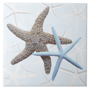 Starfish Couple Decorative Square Tile