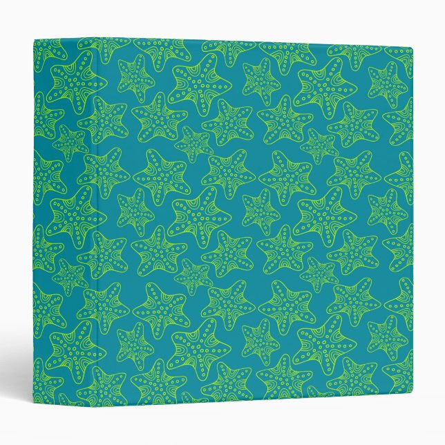 Starfish Crowd Pattern Binder (Front/Spine)