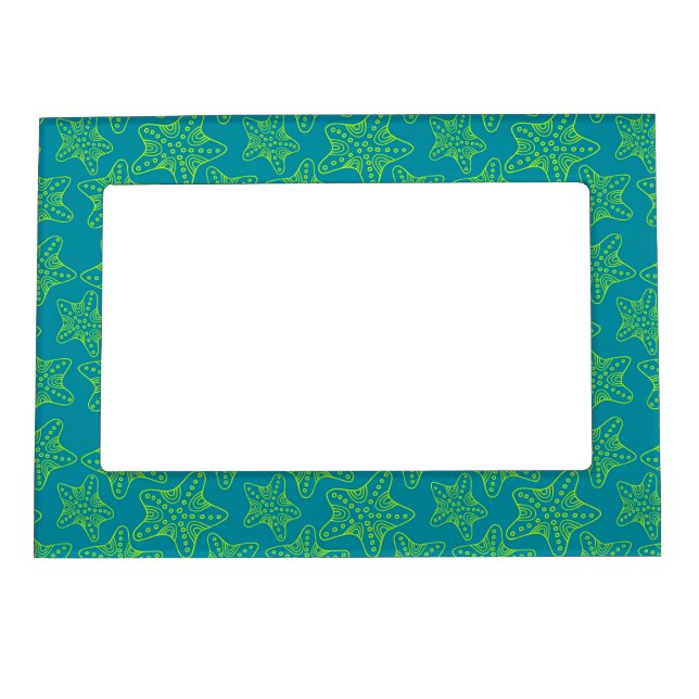 Starfish Crowd Pattern Magnetic Frame (Front)