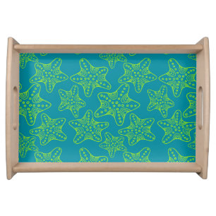 Starfish Crowd Pattern Serving Tray