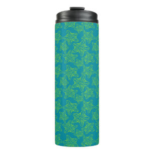 Starfish Crowd Pattern Thermal Tumbler