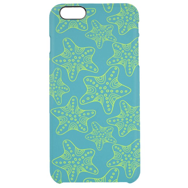 Starfish Crowd Pattern Uncommon iPhone Case (Back)