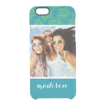 Starfish Crowd Pattern | Your Photo &amp; Name Clear iPhone 6/6S Case