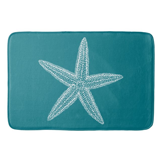 Starfish Customize The Color Bathroom Mat (Front)