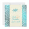 Starfish + damask Wedding Invitations