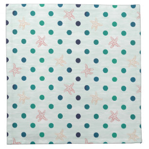 Starfish Dot Dance Cloth Napkin