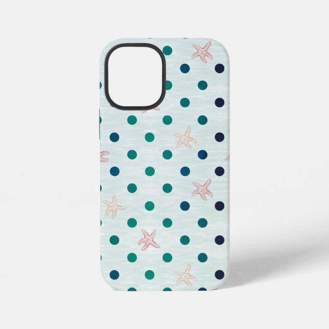 Starfish Dot Dance iPhone Case (Back)