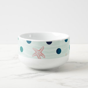 Starfish Dot Dance Soup Mug