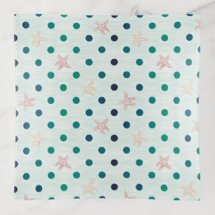 Starfish Dot Dance Trinket Tray