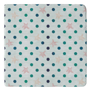 Starfish Dot Dance Trivet