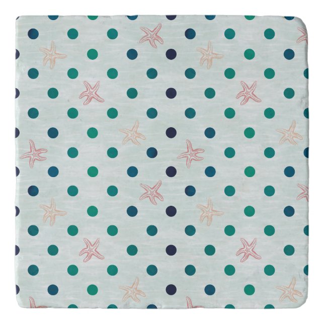 Starfish Dot Dance Trivet (Front)