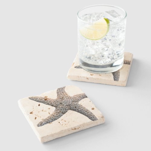 Starfish Drink Coasters Stone