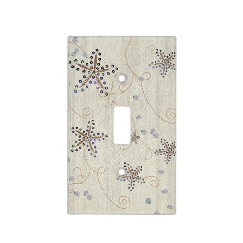 Starfish Elegance Beach Decor Light Switch Cover