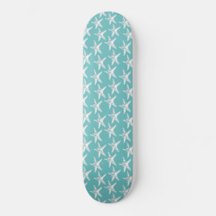 Starfish elegant pattern beach towel skateboard