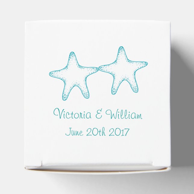 Starfish Favor Box (Top)
