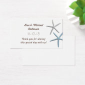 Starfish Favor Thank You Cards, Medium Size (Desk)