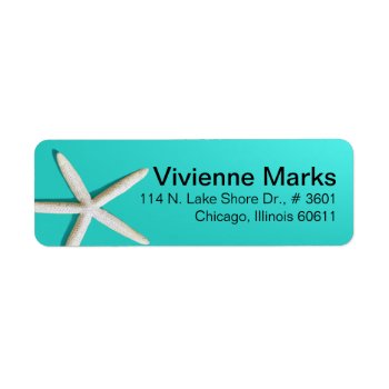 Starfish Fingers Beach | Teal Label by glamprettyweddings at Zazzle