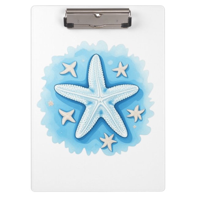 Starfish in Blue Clipboard (Front)