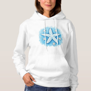 Starfish in Blue Hoodie
