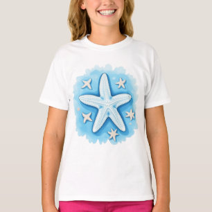 Starfish in Blue T-Shirt