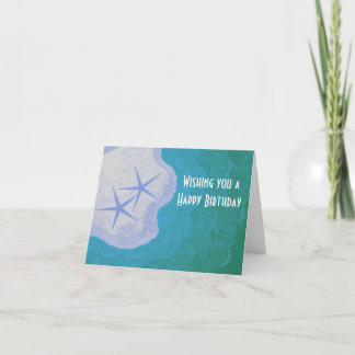 Starfish in the Sand Card