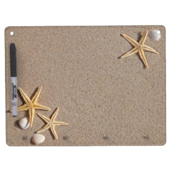 Starfish In The Sand Dry Erase Board by pmcustomgifts at Zazzle