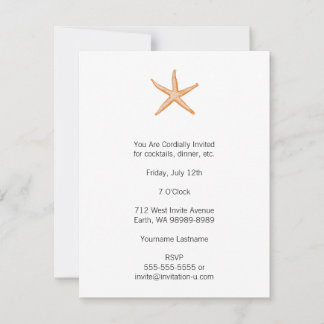 Starfish Invitation