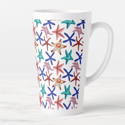Starfish latte mug assorted sizes Ceramic Latte Mug