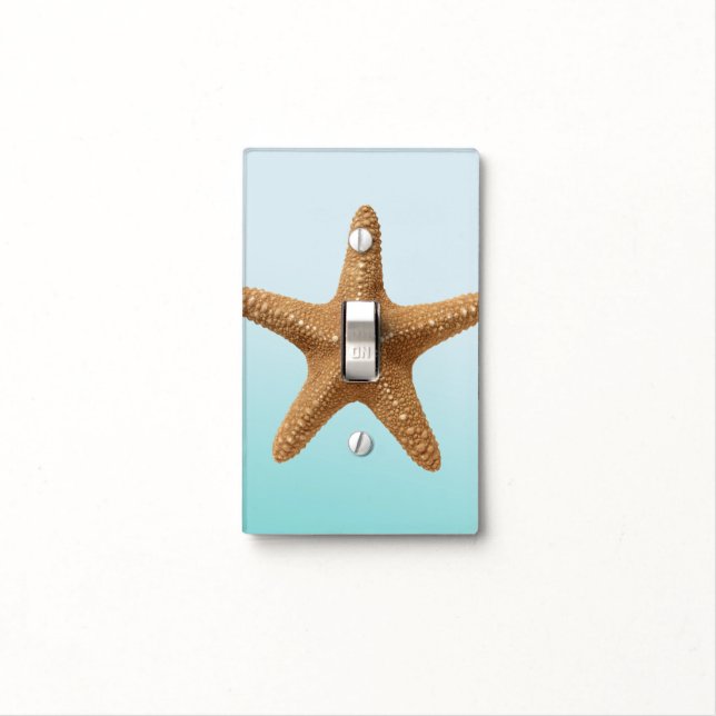 Starfish Light Switch Cover (In Situ)