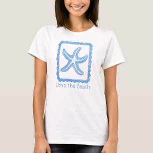 Starfish Love the Beach, Ocean Lover T-Shirt