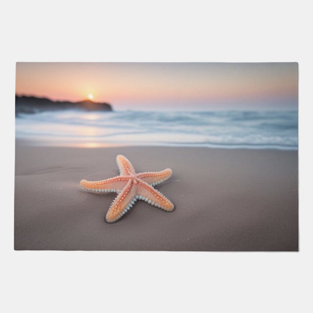 Starfish Lying on a Beach Doormat (Front)