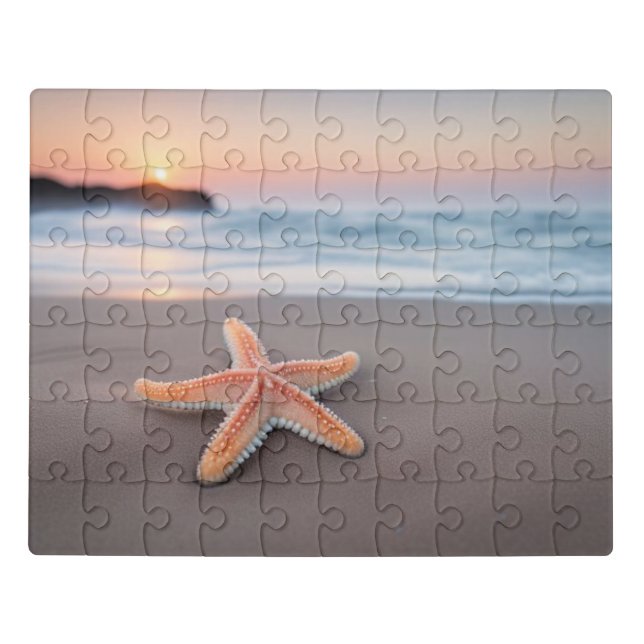 Starfish Lying on a Beach Jigsaw Puzzle (Puzzle Horizontal)