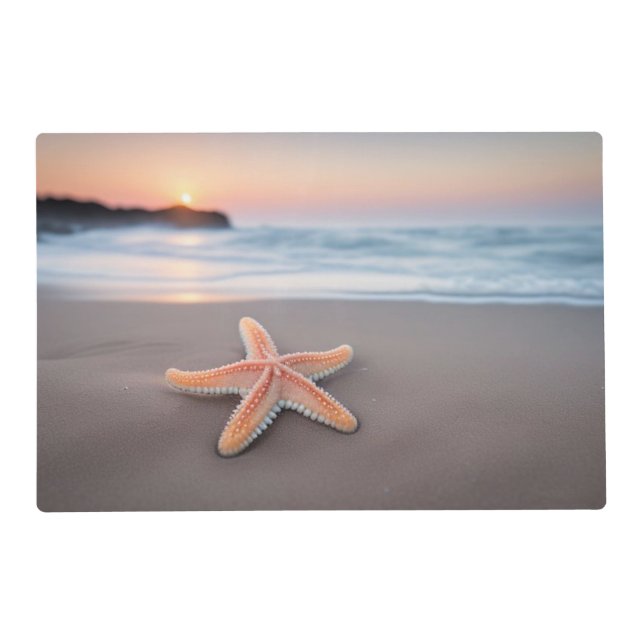 Starfish Lying on a Beach Placemat (Front)