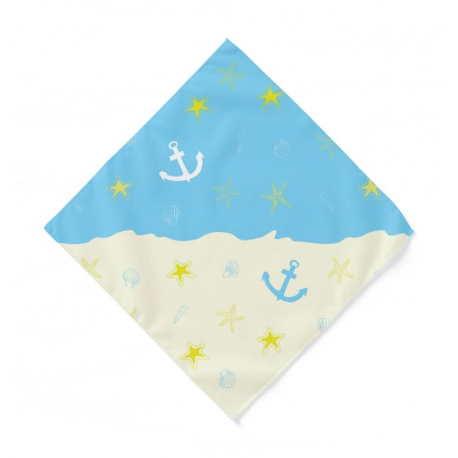 Starfish Mix Dog Bandana (Front)